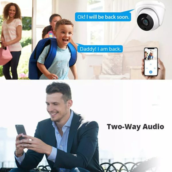 WiFi Camera HD 1080P IP Camera Wi Fi Indoor Surveillance Video Home Security Camera Wireless Wi-Fi 2.8mm Dome Camara CamHi Cam.. - Image 3