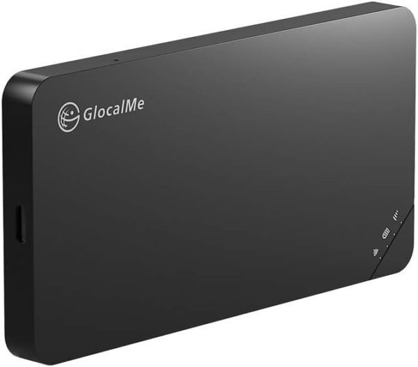 GlocalMe U3 4G LTE Mobile Hotspot, Portable WiFi Hotspot for Travel in 200+ Countries, No SIM Card Needed, Smart Local Network Auto-Selection with US 8GB & Global 1GB Data, Pocket WiFi (U3 Black).