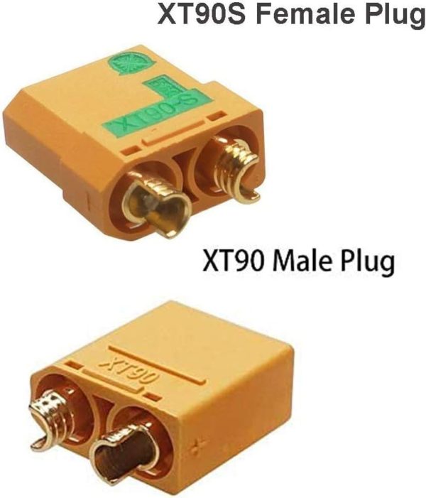 XT90 Connector Update XT90S Anti-Spark Male Female for RC FPV Lipo Battery ESC Charger Lead