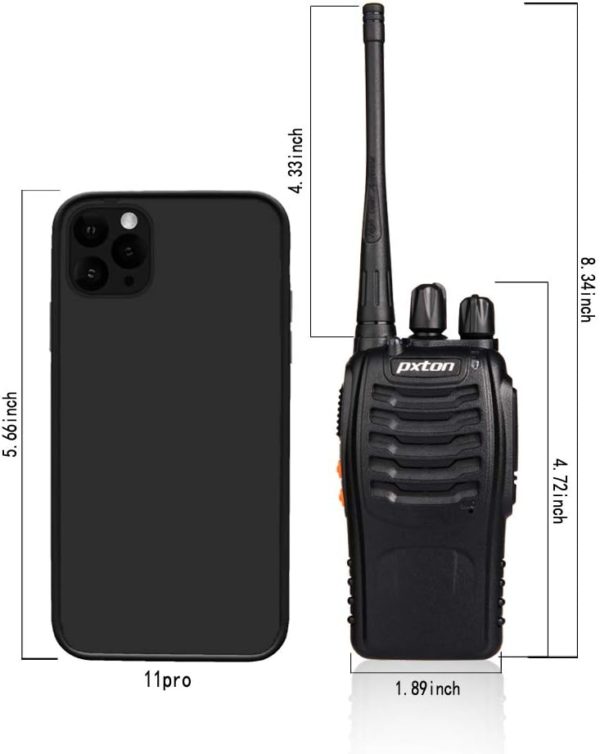 Walkie Talkies Rechargeable Long Range Two-Way Radios with Earpieces,2-Way Radios UHF Handheld. - Image 4