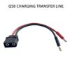 Babuvya QS8 Charge Lead to 4mm Bullet Banana Plug Charger Cable Lead 10AWG Silicone Wire 8inch Length Cable