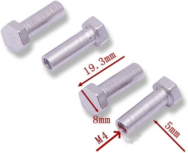 4-Pack 12mm to 17mm Wheel Hex Hub Adapter Extension Conversion for 1/10 RC Car and Upgrade 1/8 Tires - Image 4