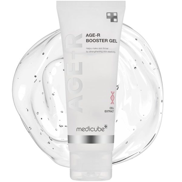 Medicube Age-R Booster Gel Serum for Skin Care Devices – Moisturizing and Nourishing Facial Serum with Plant Stem Cell Extract, Hyaluronic Acid, Collagen – Hypoallergenic Korean Skin Care