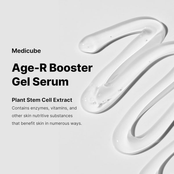 Medicube Age-R Booster Gel Serum for Skin Care Devices – Moisturizing and Nourishing Facial Serum with Plant Stem Cell Extract, Hyaluronic Acid, Collagen – Hypoallergenic Korean Skin Care - Image 4