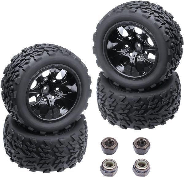 4PCS HobbyPark 12mm Hub Wheels and Tires Set 1