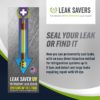 Leak Saver Direct Inject UV – Refrigerant Leak Sealer with Added UV Dye to Detect Large Leaks – for AC, Refrigeration, and Automotive Systems Up to 5 Tons – Compatible with All Refrigerants