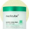 medicube Super CICA Pad – CICA x Heart Leaf – Vegan Certified – 70 Pads/Pack