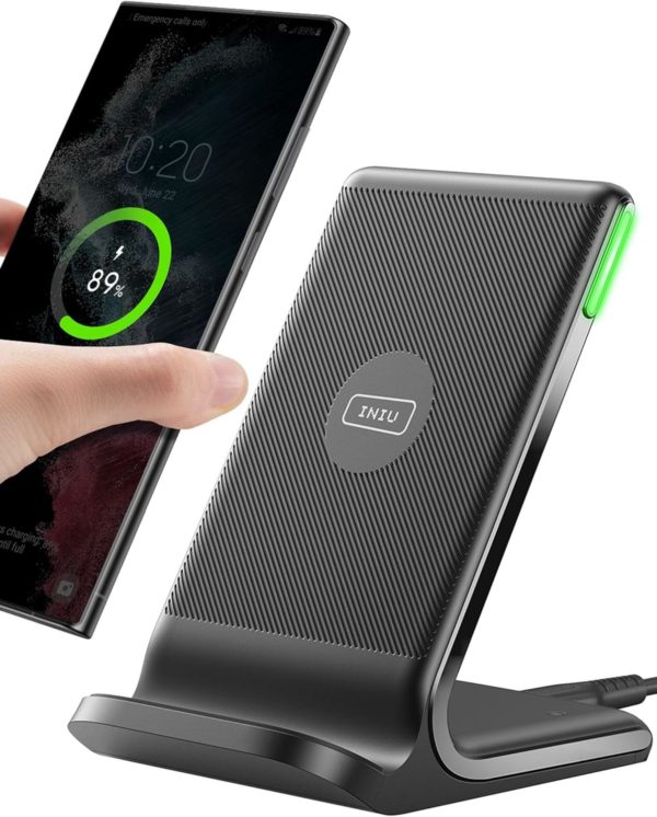 Wireless Charger, 15W Fast Qi-Certified.