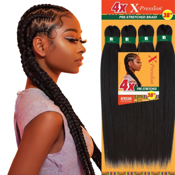 Sensationnel 4X X-Pression Pre-Stretched Braid 38 in