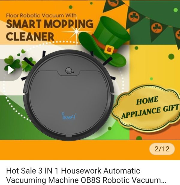 ObowAI remote control robot vacuum cleaner - Image 6