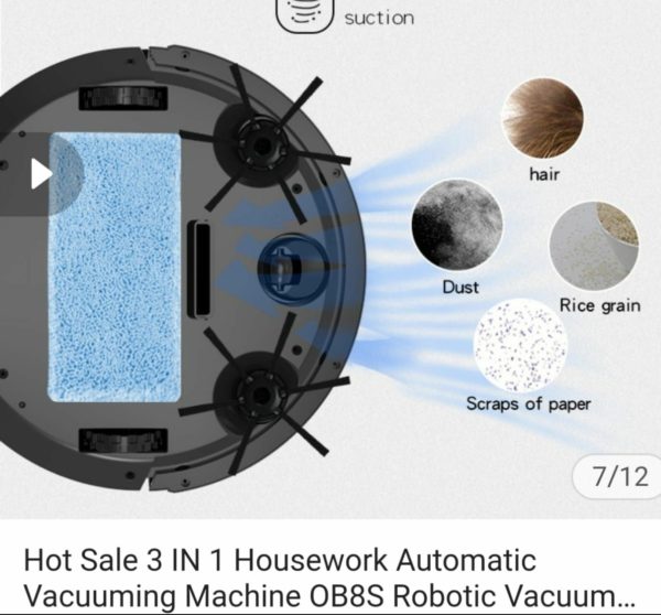 ObowAI remote control robot vacuum cleaner - Image 2