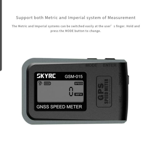 SKYRC GNSS GPS Speed Meter High Precision Speedometer for RC Drone FPV Multirotor - Image 2