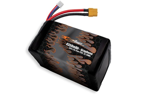 Graphene LiPo 4350 2S 7.4v Battery Pack