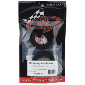 DE Racing Accelerator Drag Racing Front Tires w/Inserts (Clay)