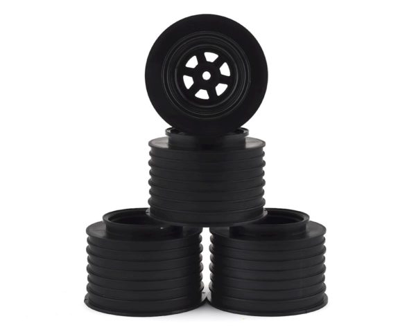 DE Racing Gambler Rear Sprint Wheels (AE/TLR) (Black) w/12mm Hex - Image 3