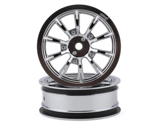 DragRace Concepts AXIS 2.2" Drag Racing Front Wheels w/12mm Hex (Chrome) (2) - Image 2