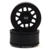 Incision KMC XD229 Machete 1.9 Plastic Beadlock Wheels (2) (Black)