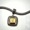 John Hardy classic Palu pendant 22k gold and silver.